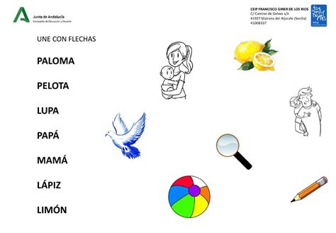 An Image Of The Words In Spanish With Pictures And Symbols To Describe