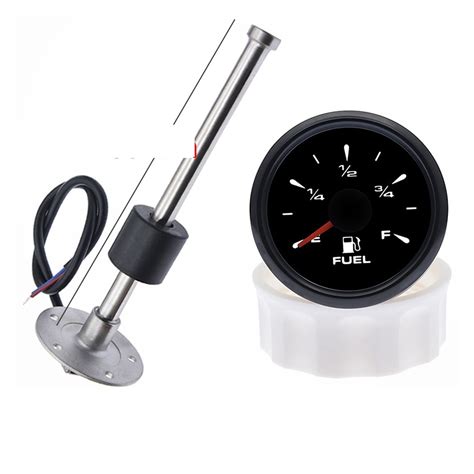 0 190 Ohm Fuel Level Sensor Fuel Level Gauge With 7 Colors Backlight