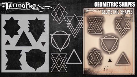 Geometric Shapes – Tattoo Pro Stencils