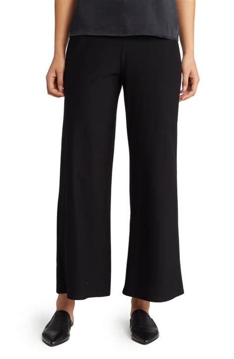 Eileen Fisher Wide Leg Ankle Pants Editorialist