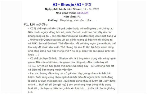 Tựa game nuôi vợ ảo đang hot trên Steam đã có phiên bản Việt Ngữ