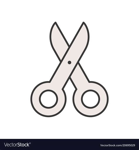 Hair scissors Royalty Free Vector Image - VectorStock