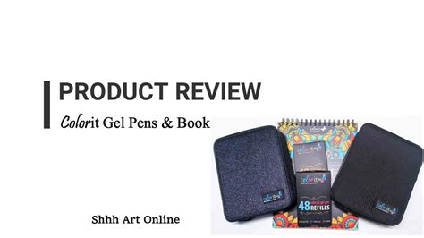 Unboxing And Review Colorit Gel Pen And Book Coloring Haul YouTube