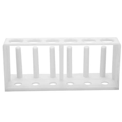 Test Tube Rack 6 Holes 6 Column Plastic Test Tube Holder Storage Stand For Drying Laboratory