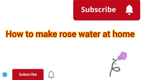 How To Make Rose Water At Home Newvideo Rosewater Ghar Par Kaise