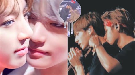 Taekook Vkook Top Kissing Moments Youtube