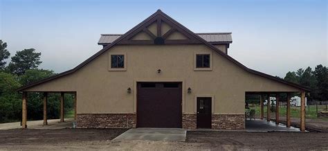 New 4 Stall Colorado Horse Barn in Douglas County