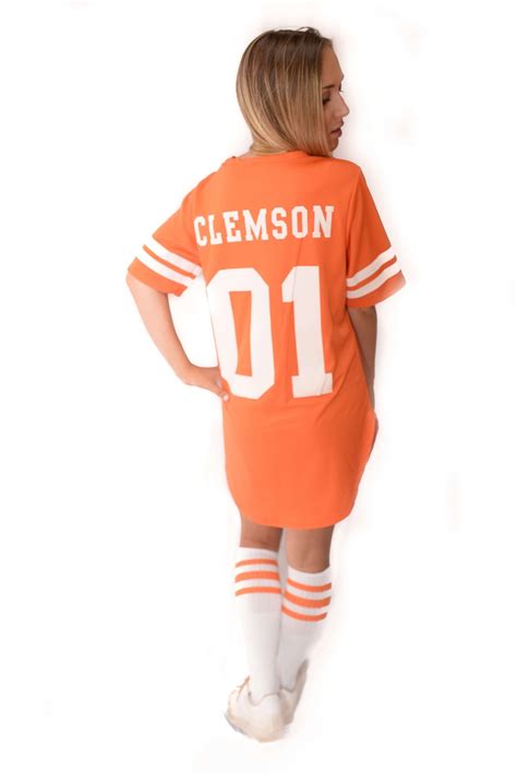 Clemson Tigers Football Jersey Dress - GameBaes Custom Gameday ...