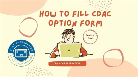 How To Fill Cdac Option Form Cdac Institutes Must Watch Cdac