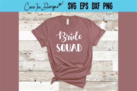 Bride Squad Bachelorette Wedding Party Graphic by CocoIceDesigns · Creative Fabrica