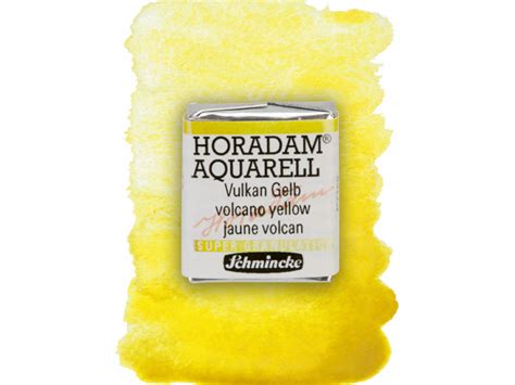 Horadam Aquarell Watercolor Paint Schmincke Volcano Yellow