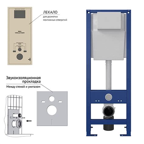 Инсталляция для подвесного унитаза Berges Atom Line 410 040345 (ширина ...