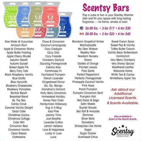 Scentsy Bars Fallwinter 2018 Scentsy Scentsy Bars Scentsy Scent