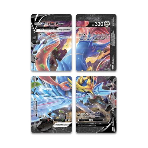 Pok Mon Tcg Zacian V Union Special Collection Pok Mon Center Uk