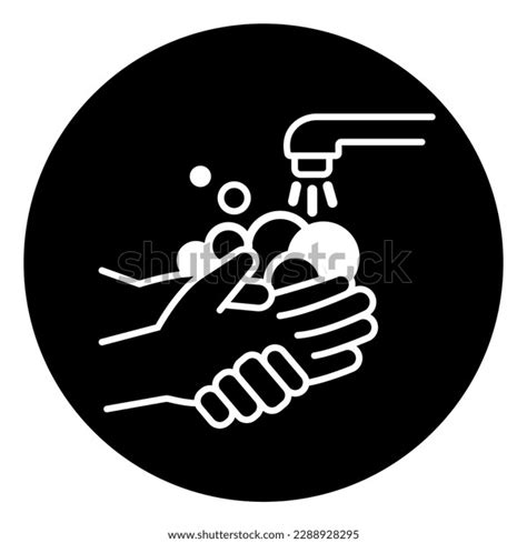 Please Wash Your Hand Symbol Signvector Stock Vector Royalty Free