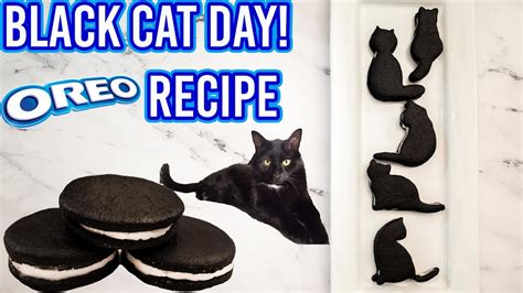 Easy Homemade Oreos Black Cat Awareness With Black Cat Kitchen Youtube