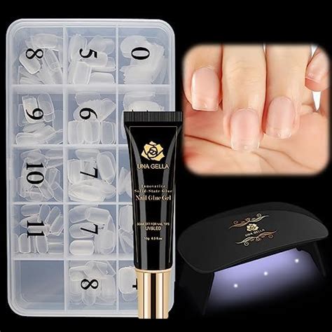 Amazon Tomicca Matte Nail Extension Kit Pcs Almond Gel Nail