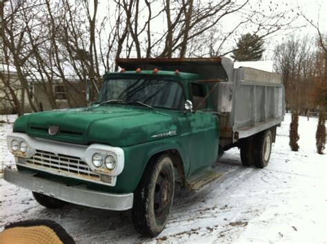 1960 Ford F600 Dump Truck Trucks Ford Trucks Dump Trucks