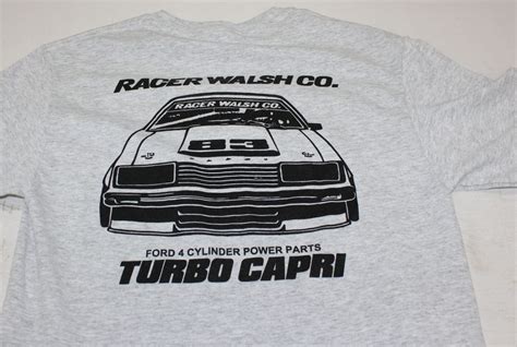 Racer Walsh Co Turbo Capri T Shirt RWA 3711 Racer Walsh