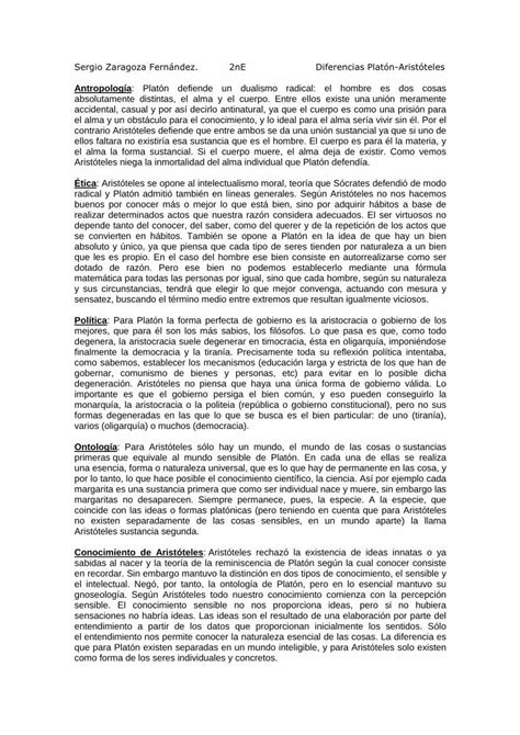 PDF diferencias platón aristóteles DOKUMEN TIPS