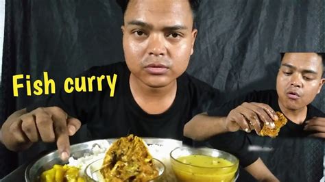 Asmr Spicy Fish Curry Rice Eating Showspicy Fish Curry Eating