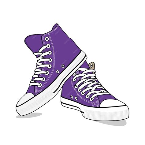 Premium Vector Converse Shoes Hight Vector Image And Illustration