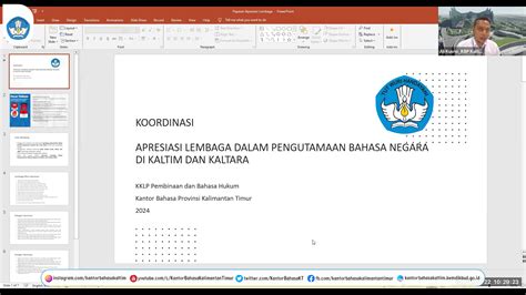 Persiapan Apresiasi Lembaga Dalam Pengutamaan Bahasa Negara Di Kaltim