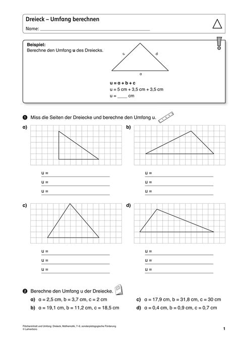 SoPäd Unterrichtsmaterial Mathematik Geometrie