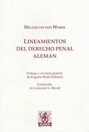 Libro Lineamientos De Derecho Penal Aleman Original Env O Gratis