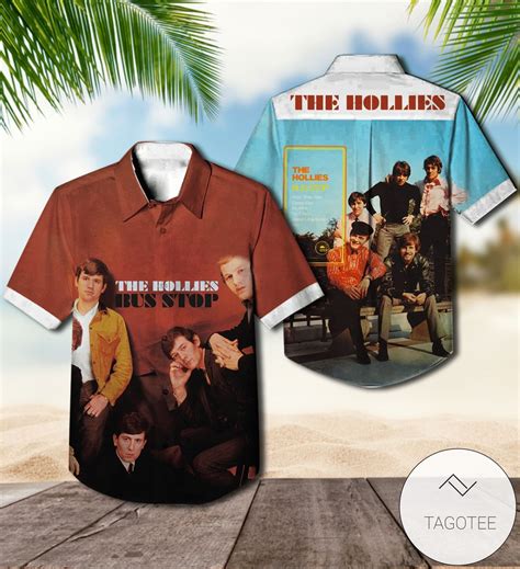 Excellent The Hollies Bus Stop Album Cover Hawaiian Shirt | Myteashirts | The hollies, Album ...