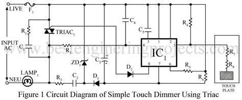 Triac Dimmer Circuit Schematic