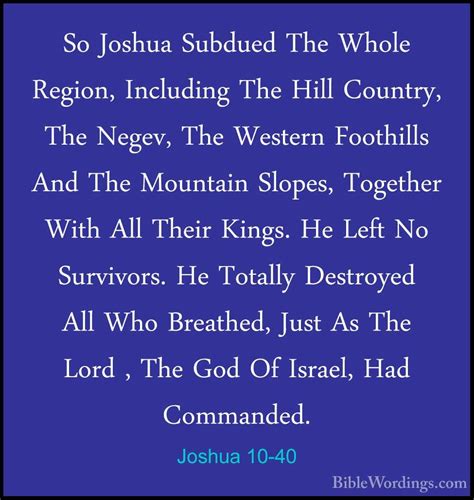 Joshua 10 Holy Bible English