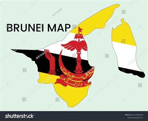 Map Brunei Brunei Map Vector Illustration Stock Vector (Royalty Free ...