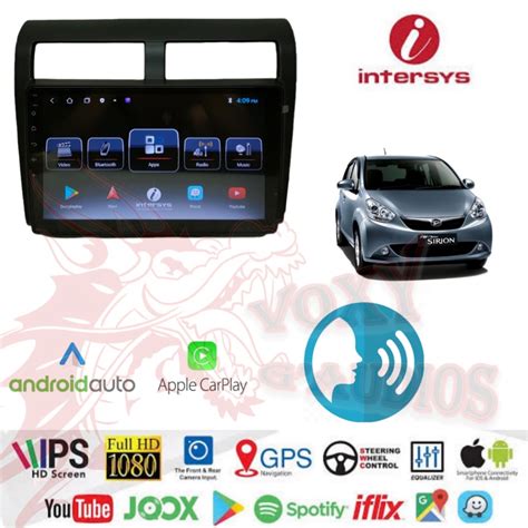 Jual Head Unit Android Intersys VC Carplay Sirion 2011 2014 10 Inch