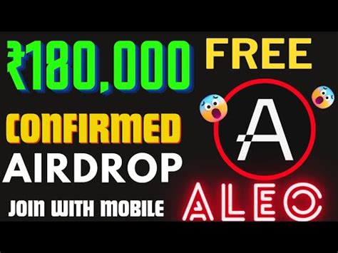 180 000 Earn ALEO AIRDROP Confirmed For All Join With Mobile