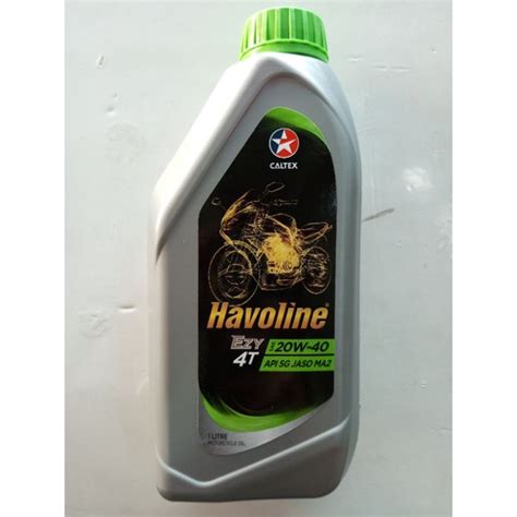 Havoline EZY Engine Oil 20W 40 1L Caltex Motorcycle Oil Shopee