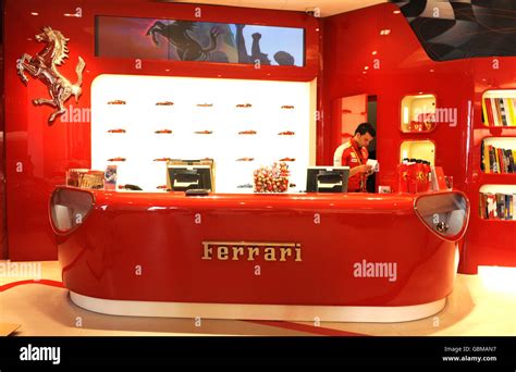 ferrari store launch london final preparations