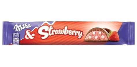 Шоколадный батончик Milka Strawberry - «МИЛый клубничный шоколад от ...