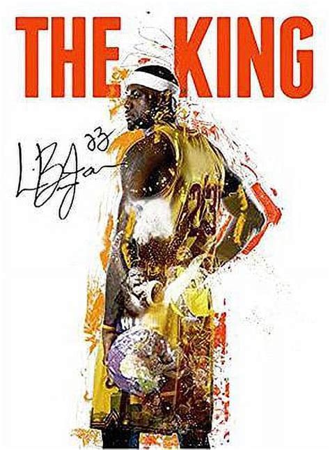 Lebron James Poster 23 The King 18x24