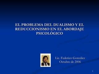 El Problema Mente Cerebro PPT