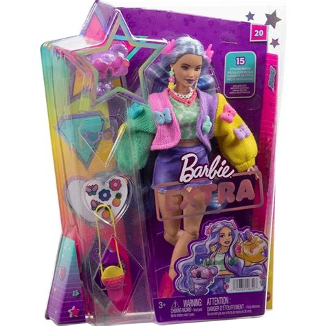 Boneca Barbie Extra - Boneca Barbie Extra Jaqueta Com Borboletas 20 Mattel Hkp95 | Shopee Brasil