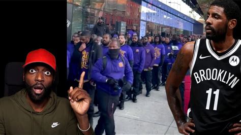 The Black Hebrew Israelites Are Outside Barclays Center Supporting