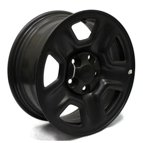 17" JEEP WRANGLER JL JK 2017 2018 2019 STEEL WHEEL OEM 1335 BLACK – San ...