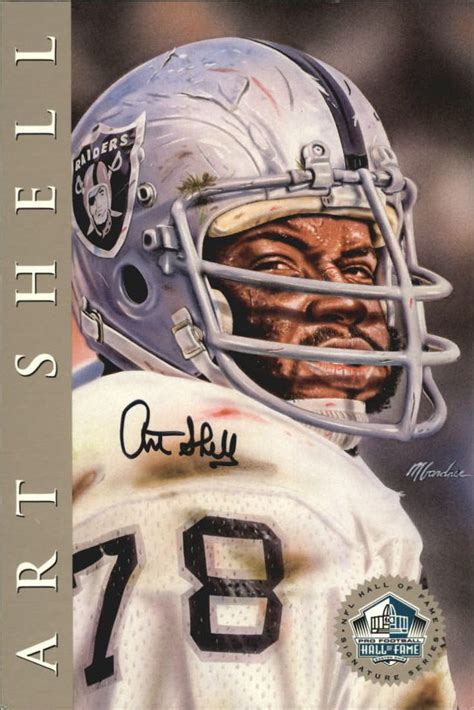 1998 Ron Mix Hof Platinum Autographsnno Art Shell Raiders 2500 O11195