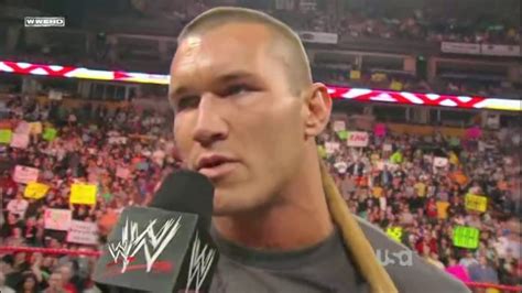 Randy Orton Amazing Promo Wwe Raw 2009 Hd Youtube