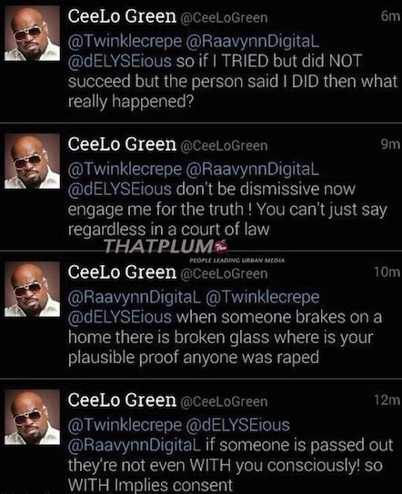 Cee Lo Green Dropped From Two Concerts Following Controversial ‘rape