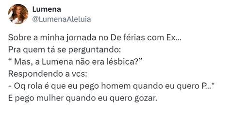 Ex Bbb Lumena Desabafa Ap S Pol Mica Por Cenas Ntimas Em Reality