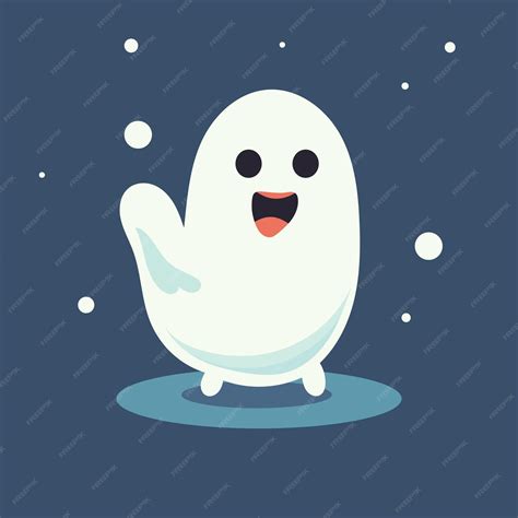 Premium Vector Cute Halloween Ghost Character