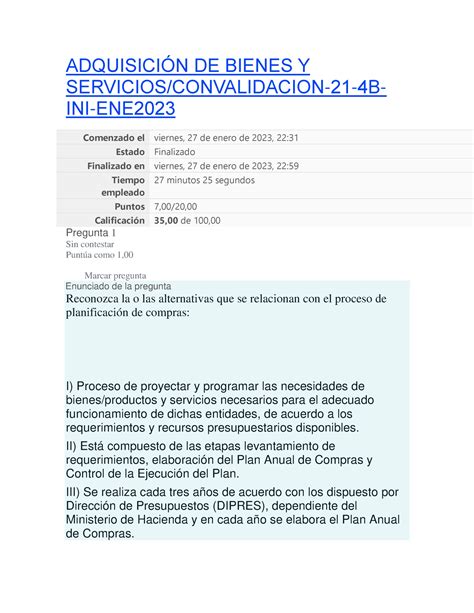 Adquisición De Bienes Y Servicios AdquisiciÓn De Bienes Y Serviciosconvalidacion 21 4b