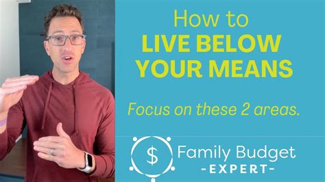 How To Live Below Your Means Focus On These 2 Things YouTube